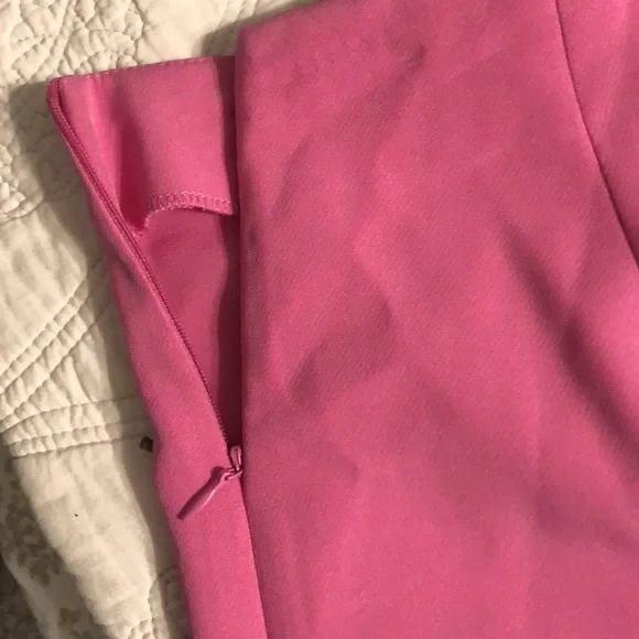 Pink wide leg pant and cropped tank set Size Med - Picture 8 of 9